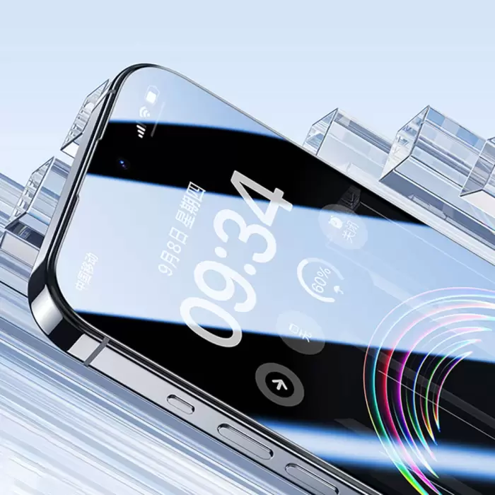 Apple İphone 15 Pro Max Benks V Pro Ultra Shield 0.3mm Ekran Koruyucu + Kolay Uygulama Aparatlı
