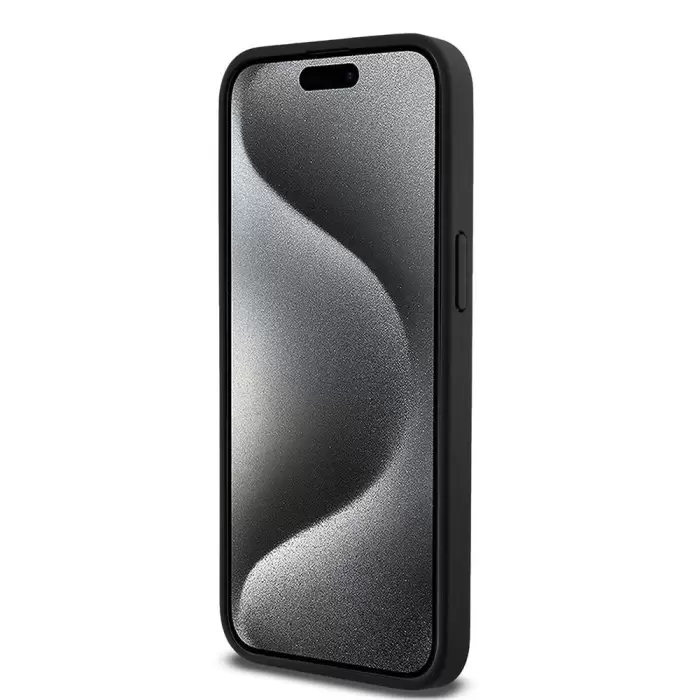 Apple İphone 15 Pro Max Kılıf Dkny Lisanslı 3d Yazılı Repeat Pattern Kapak