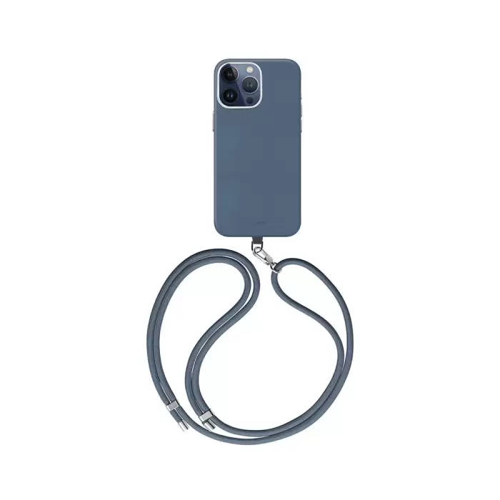 Apple İphone 15 Pro Max Kılıf Magsafe Şarj Özellikli Soft Arka Yüzey Askı İpli Coehl Muse Kapak