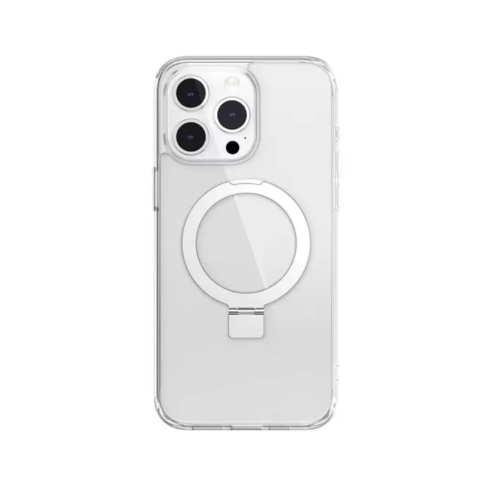 Apple İphone 15 Pro Max Kılıf Magsafe Şarj Özellikli Yüzük Standlı Lisanslı Switcheasy Magstand-m Kapak
