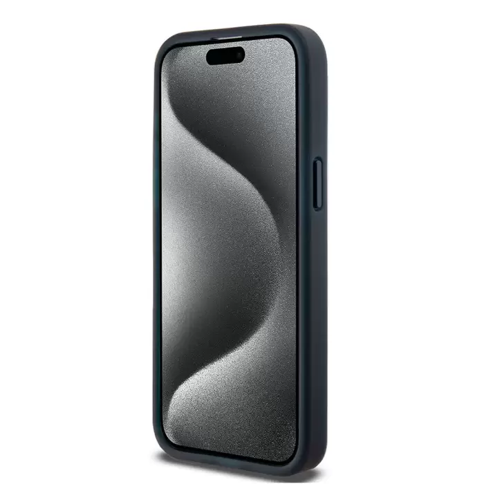 Apple İphone 15 Pro Max Kılıf Tumı Orjinal Lisanslı Magsafe Şarj Özellikli Buzlanmış Saydam Fırça Kamuflajı Desenli Kapak
