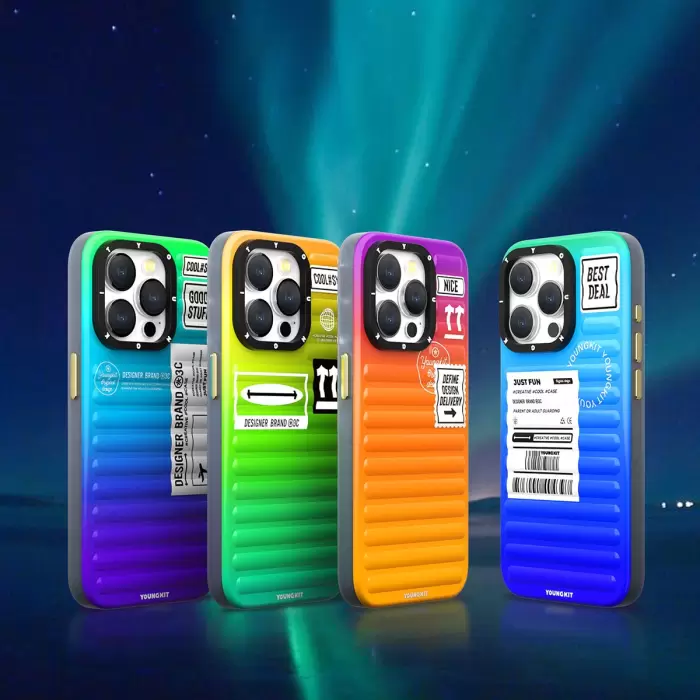 Apple İphone 15 Pro Max Kılıf Youngkit The Secret Color Serisi Kapak