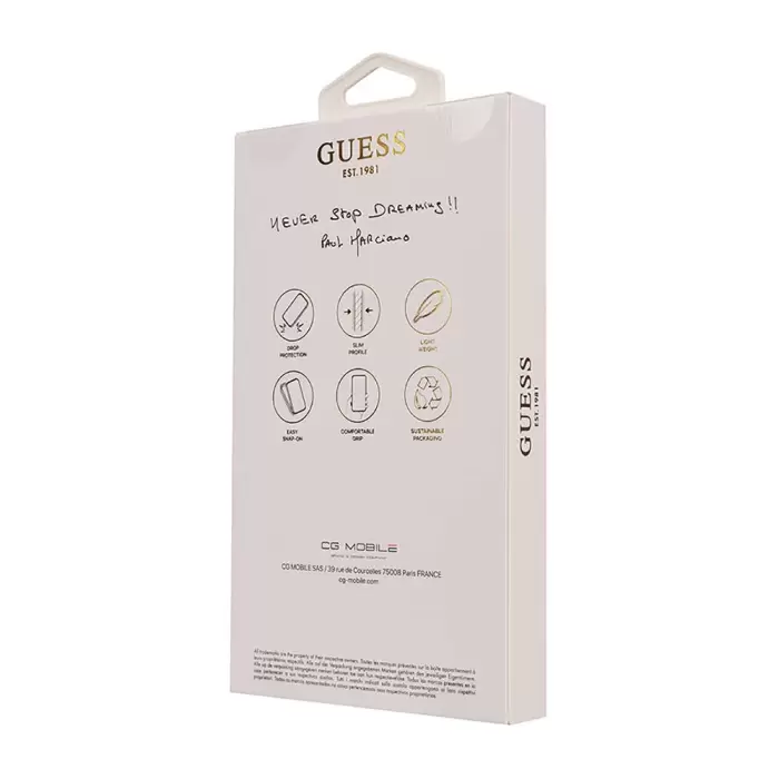 GUESS iPhone 16 Kılıf - Big Love Tasarım Kapak