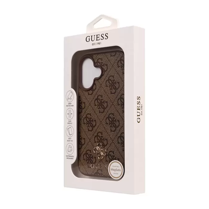 GUESS Telefon Kılıfı - iPhone 16 Small 4G Classic