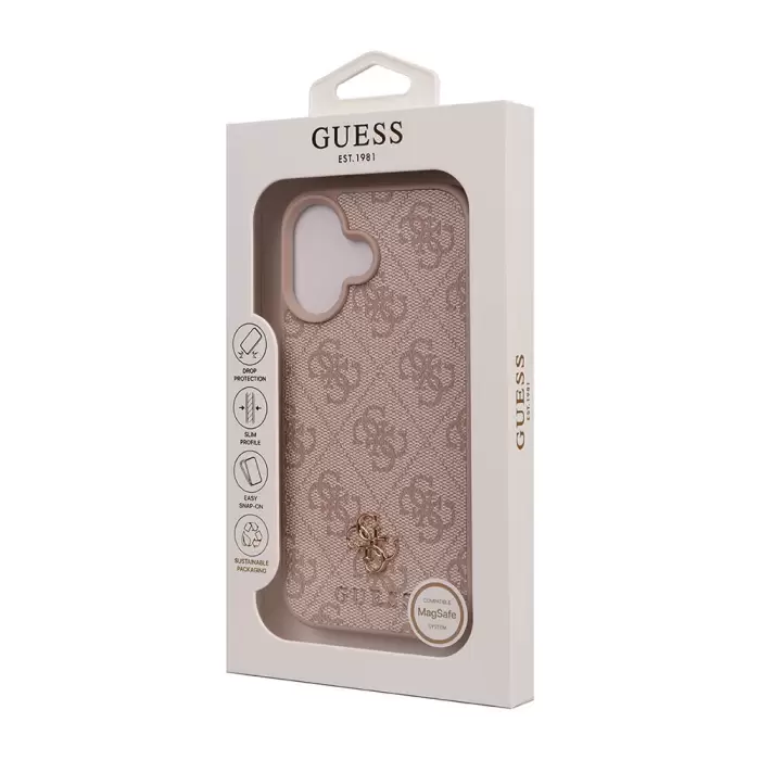 GUESS Telefon Kılıfı - iPhone 16 Small 4G Classic