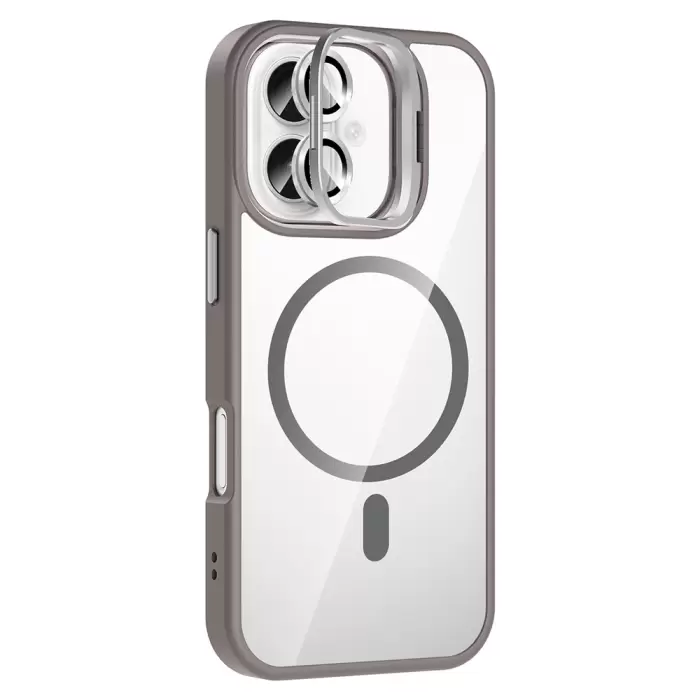 Apple İphone 16 Kılıf Standlı Kamera Lens Koruma Hediyeli Magsafe Şarj Lopard Etro Kapak Koruyucu