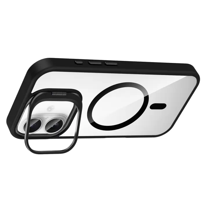 Apple İphone 16 Kılıf Standlı Kamera Lens Koruma Hediyeli Magsafe Şarj Lopard Etro Kapak Koruyucu