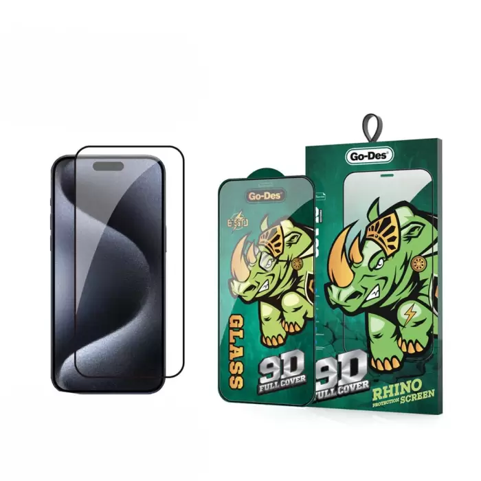 Apple İphone 16 Lopard 9d Full Cover Temperli Cam Ekran Koruyucu