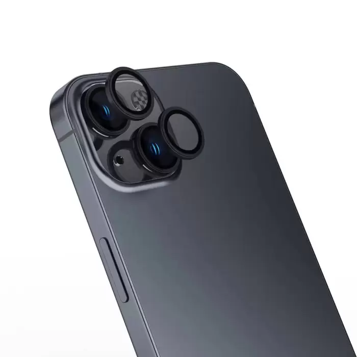 Apple İphone 16 Parmak İzi Bırakmayan Lens Koruma Parlak Kamera Koruyucu Cl-15