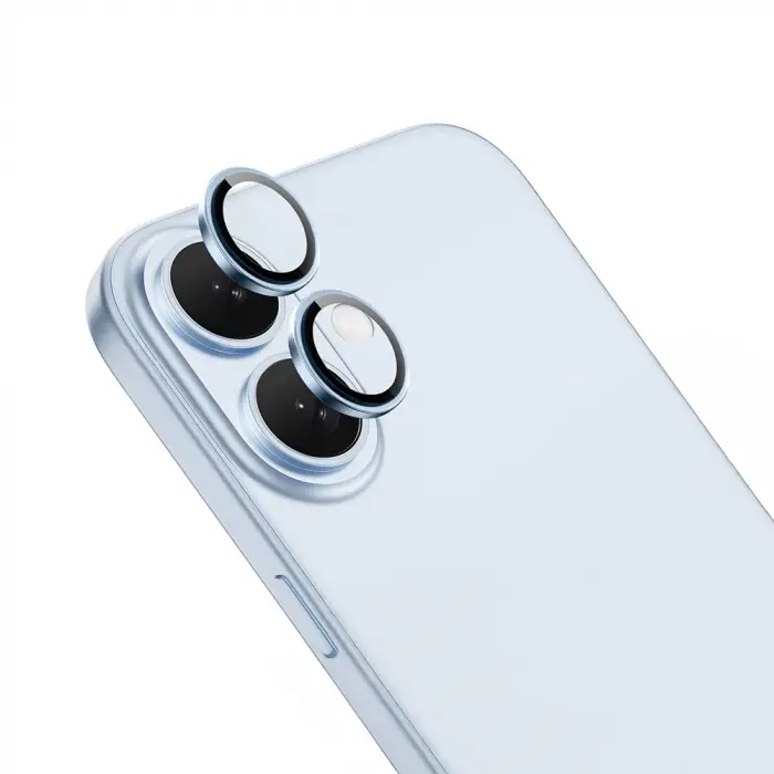 Apple İphone 16 Lopard Mikro Lens Koruma Parlak Renkli Kamera Koruyucu