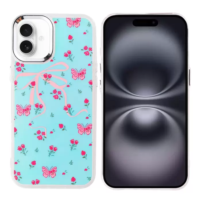 Apple İphone 16 Plus Kılıf Airbag Tasarımlı Lopard Hadra Kapak