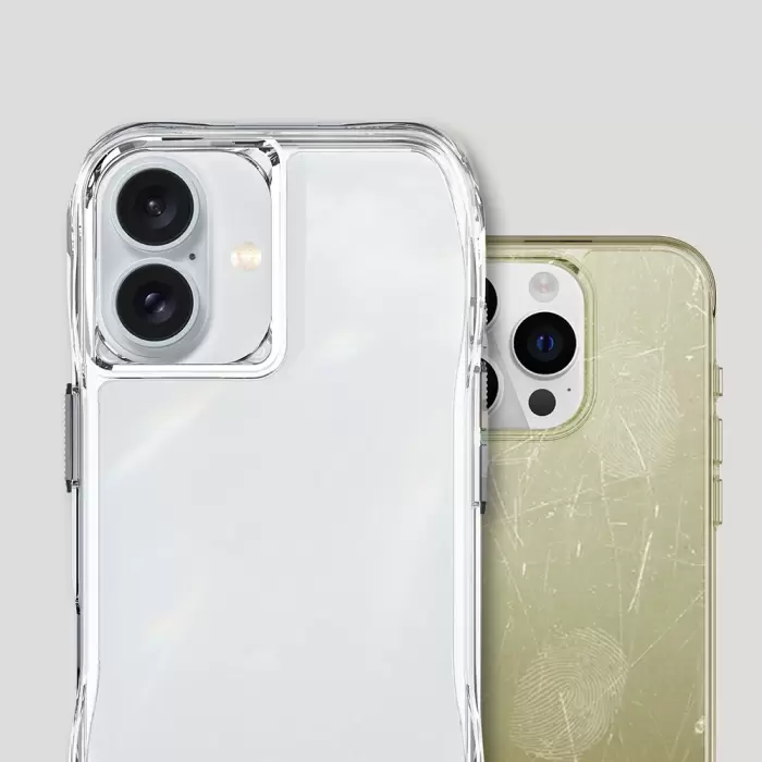 Apple İphone 16 Plus Kılıf Airbagli Şeffaf Lopard İncek Kapak