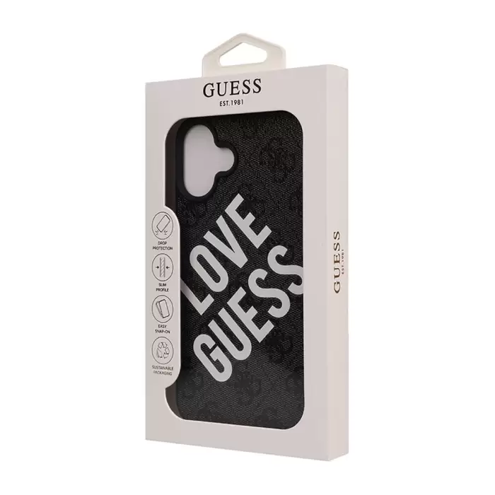 GUESS iPhone 16 Plus Kılıf - Big Love Tasarım