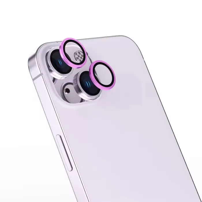 Apple İphone 16 Plus Parmak İzi Bırakmayan Lens Koruma Parlak Kamera Koruyucu CL15