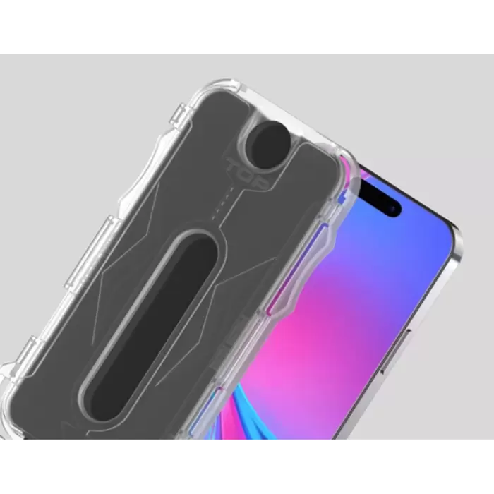 Apple İphone 16 Plus  Kolay Uygulama Aparatlı 5d Magic Privacy Glass Hayalet Cam Ekran