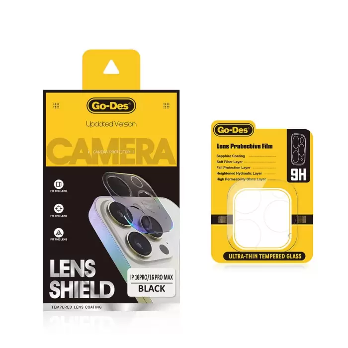 Apple İphone 16 Pro Go Des Lens Shield Cl-17 Kamera Lens Koruyucu