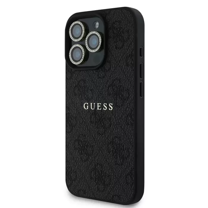 Apple İphone 16 Pro Guess Marka Lisanslı Kılıf + Ekran Koruyucu + Lens Koruyucu 3in1 Aksesuar Seti