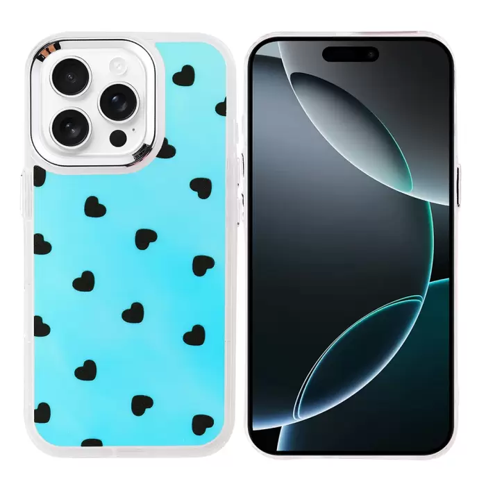 Apple İphone 16 Pro Kılıf Airbag Tasarımlı Lopard Hadra Kapak