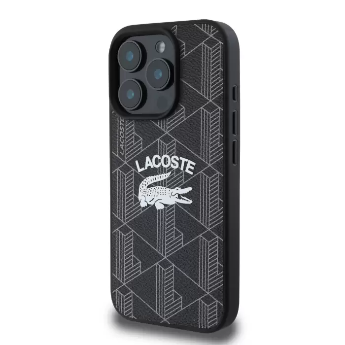 iPhone 16 Pro Lacoste MagSafe Kılıf Mono Vintage Logo Kapak