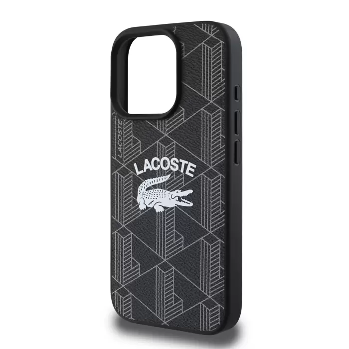 iPhone 16 Pro Lacoste MagSafe Kılıf Mono Vintage Logo Kapak