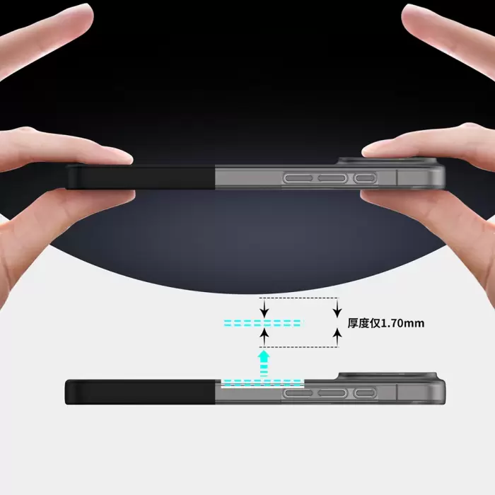 Apple İphone 16 Pro Kılıf M-safe Şarj Özellikli Mıknatıslı Lopard Duble Kapak