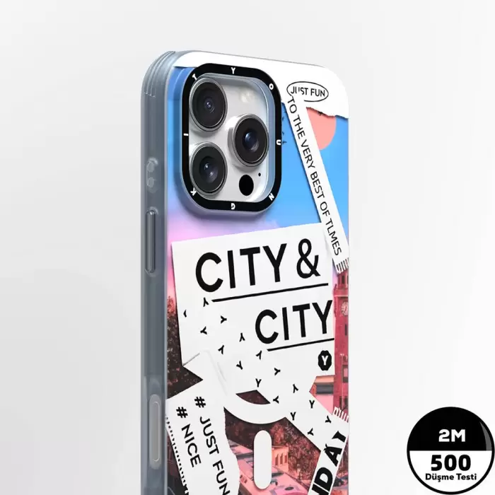 YoungKit A-City Series iPhone 16 Pro Kılıf | Şehir Tarzında Magsafe Uyumlu Güvenlik