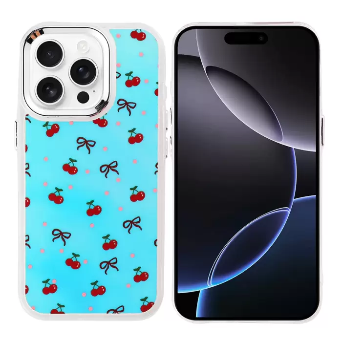 Apple İphone 16 Pro Max Kılıf Airbag Tasarımlı Lopard Hadra Kapak