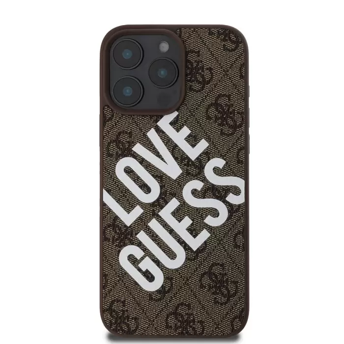 Apple İphone 16 Pro Max Kılıf Guess Lisanslı Big Love Guess Kapak