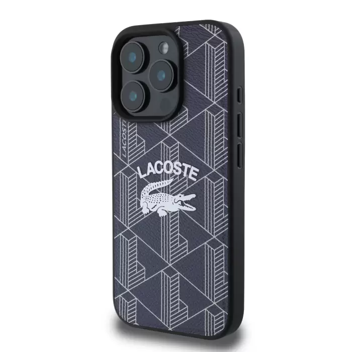 iPhone 16 Pro Max Lacoste MagSafe Kılıf Mono Vintage Logo Kapak