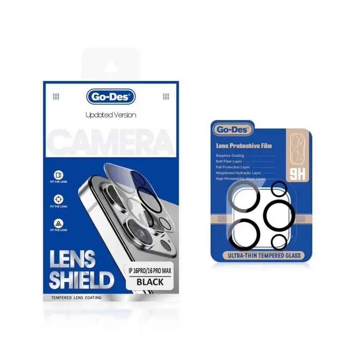 Apple İphone 16 Pro Max Lopard Lens Shield Cl-14 Kamera Lens Koruyucu