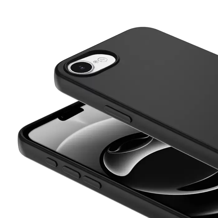 Apple İphone 16e Kılıf Lopard Içi Kadife Lansman Yumuşak Mara Silikon Kapak