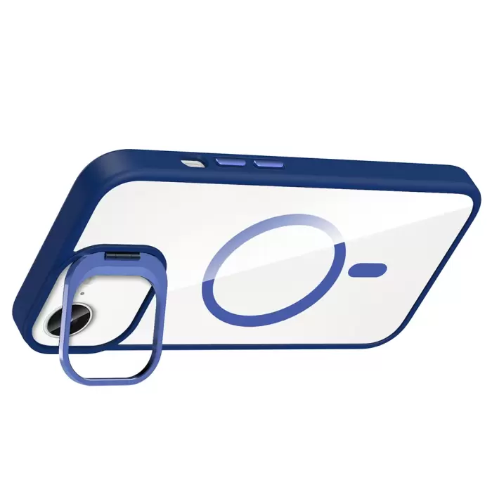 Apple İphone 16e Kılıf Standlı Kamera Lens Koruma Hediyeli Magsafe Şarj Lopard Etro Kapak Koruyucu