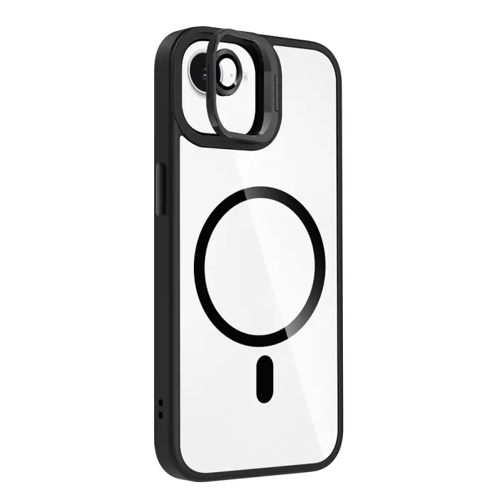 Apple İphone 16e Kılıf Standlı Kamera Lens Koruma Hediyeli Magsafe Şarj Lopard Etro Kapak Koruyucu