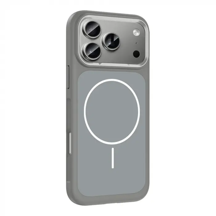 Lopard iPhone 17 Pro Max Kılıf M-safe Şarj Özellikli Metal Kamera Çerçeveli S-remo Silikon Kapak