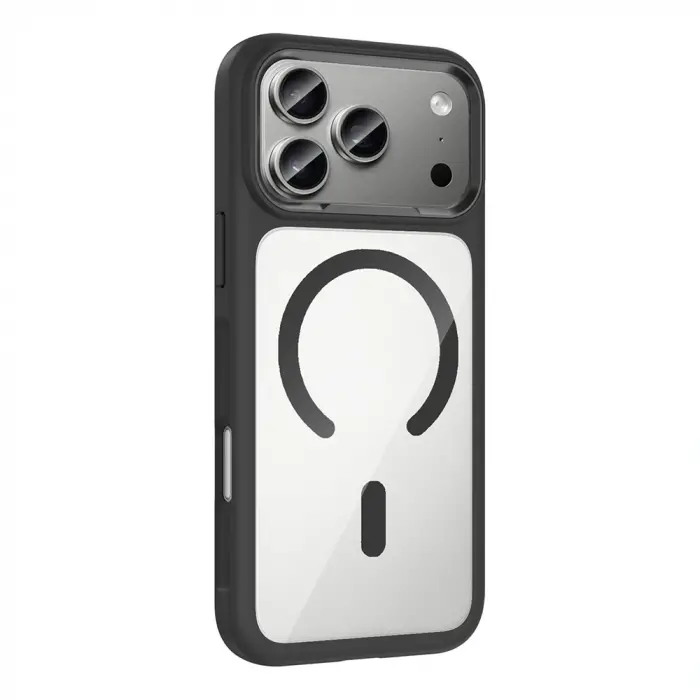 Apple İphone 17 Pro Max Kılıf M-safe Şarj Özellikli Metal Kamera Çerçeveli Lopard Tiko Kapak