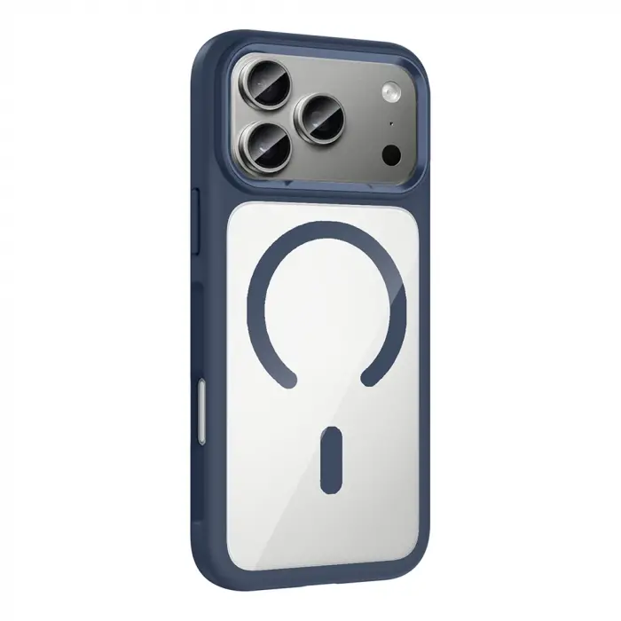 Apple İphone 17 Pro Max Kılıf M-safe Şarj Özellikli Metal Kamera Çerçeveli Lopard Tiko Kapak