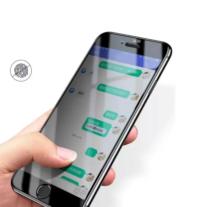 iPhone 6  5D Privacy Cam Ekran Koruyucu