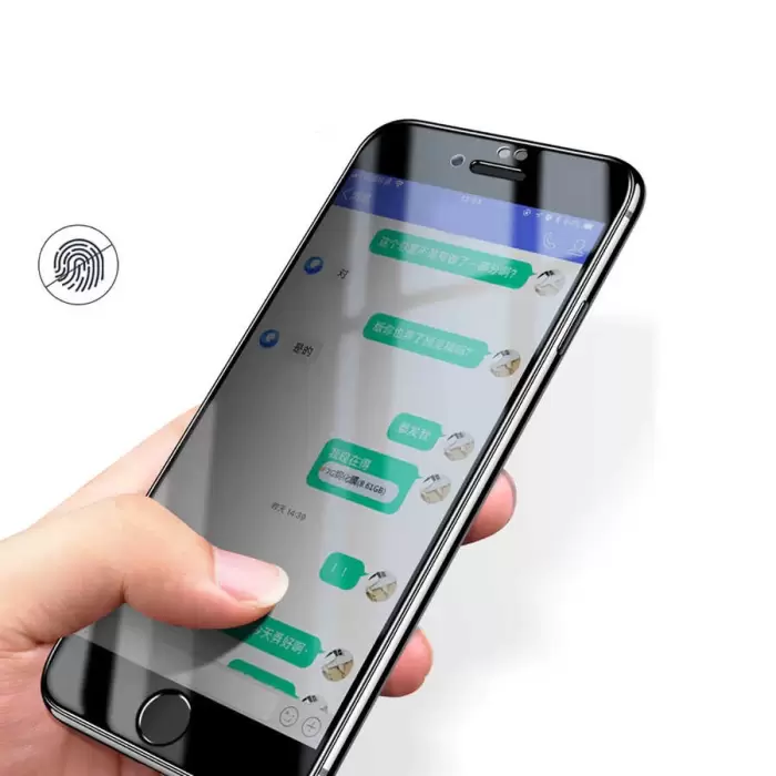 Apple iPhone 7 Lopard 5D Privacy Cam Ekran Koruyucu