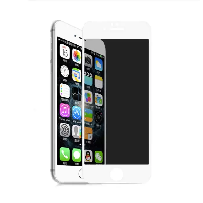 Apple iPhone 7 Plus Lopard 5D Privacy Cam Ekran Koruyucu