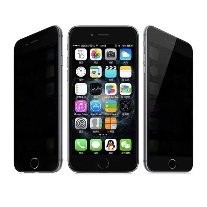 Apple iPhone 7 Plus Lopard 5D Privacy Cam Ekran Koruyucu