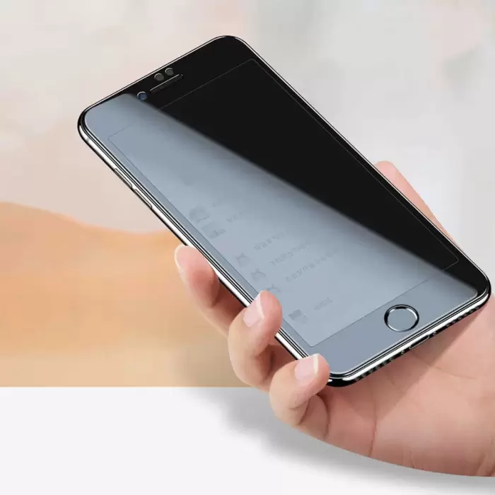 Apple iPhone 8 Plus Lopard 5D Privacy Cam Ekran Koruyucu