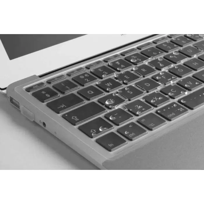 Apple Macbook 13 Pro Touch Bar A1706 Lopard Klavye Koruyucu Şeffaf Silikon Ped