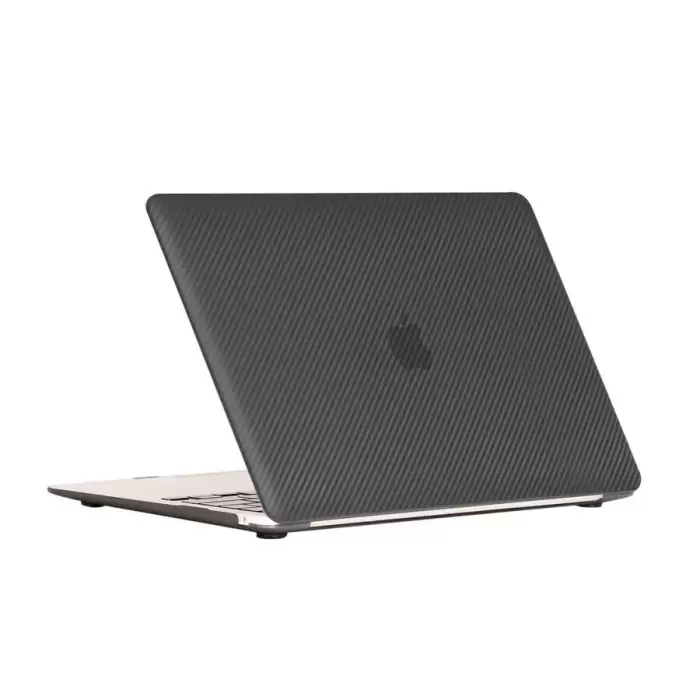 Apple Macbook 13.3 Air 2020 A2337 Lopard MSoft Carbon Fiber Tasarımlı Kapak