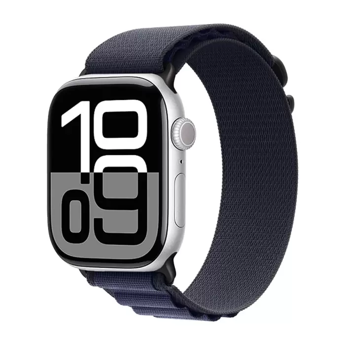 Apple Watch 10 42mm Alpine Loop Metal Toka Örgü Işleme Kordon Premium Kayış Krd-74