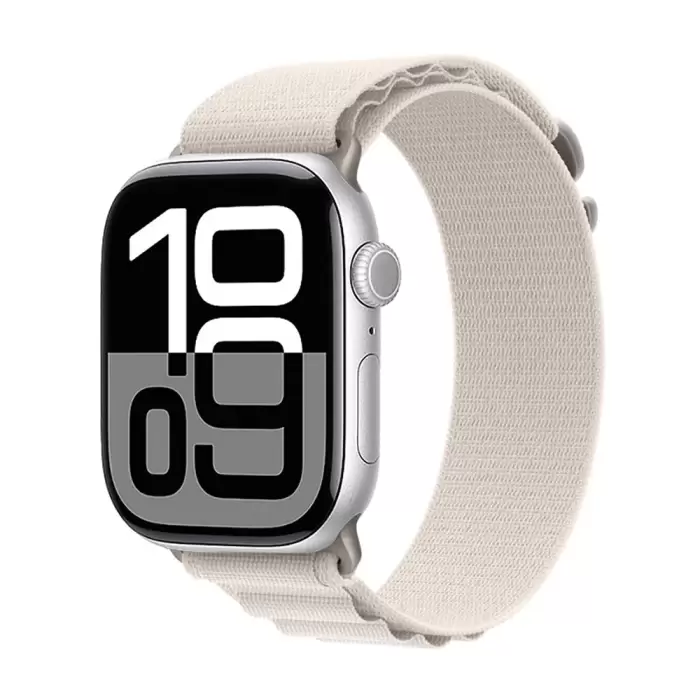 Apple Watch 10 42mm Alpine Loop Metal Toka Örgü Işleme Kordon Premium Kayış Krd-74