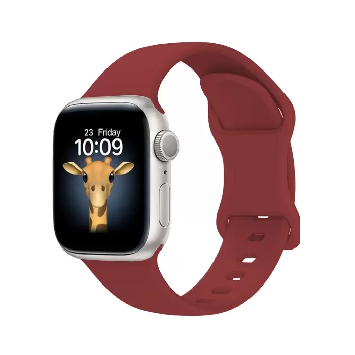 Apple Watch 10 42mm Lopard Krd-131 Silikon Kordon Strap Kayış