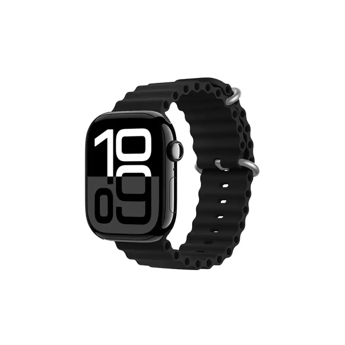 Apple Watch 10 42mm Metal Toka Silikon Kordon Premium Oceanvkayış