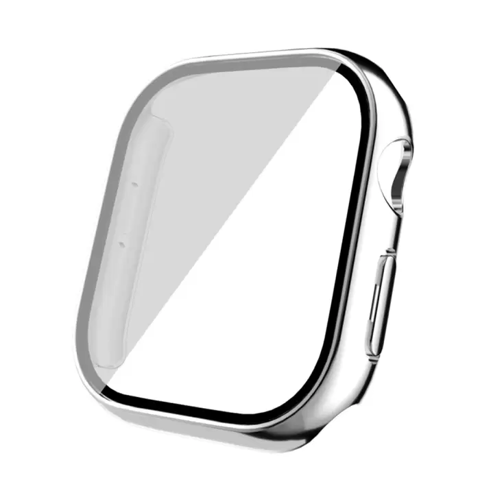 Apple Watch 10 42mm Sert Pc Kasa Electroplatink Çerçeveli Ekran Koruyucu  Watch Gard 36