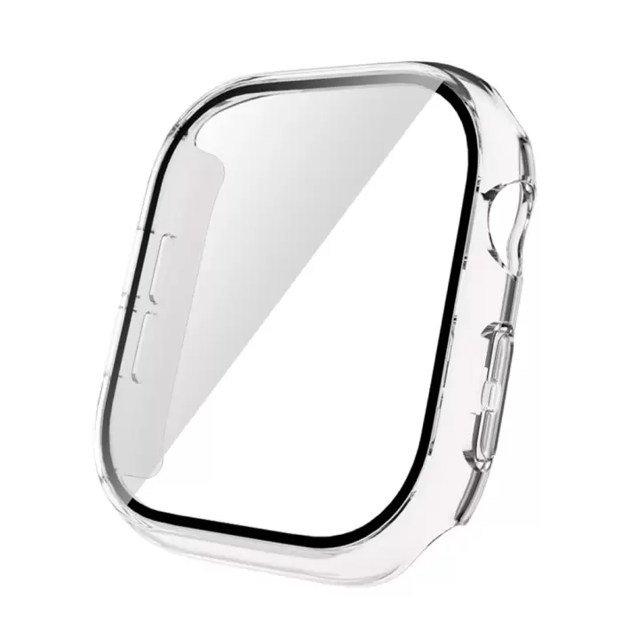 Apple Watch 10 42mm Sert Pc Kasa Electroplatink Çerçeveli Ekran Koruyucu  Watch Gard 36