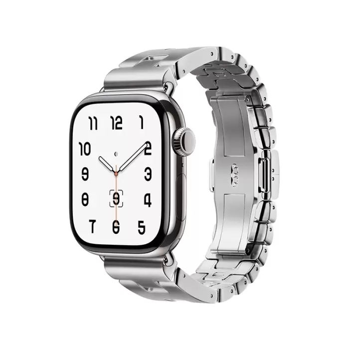 Apple Watch 10 46mm  Krd-125 Metal Kordon Strap Kayış